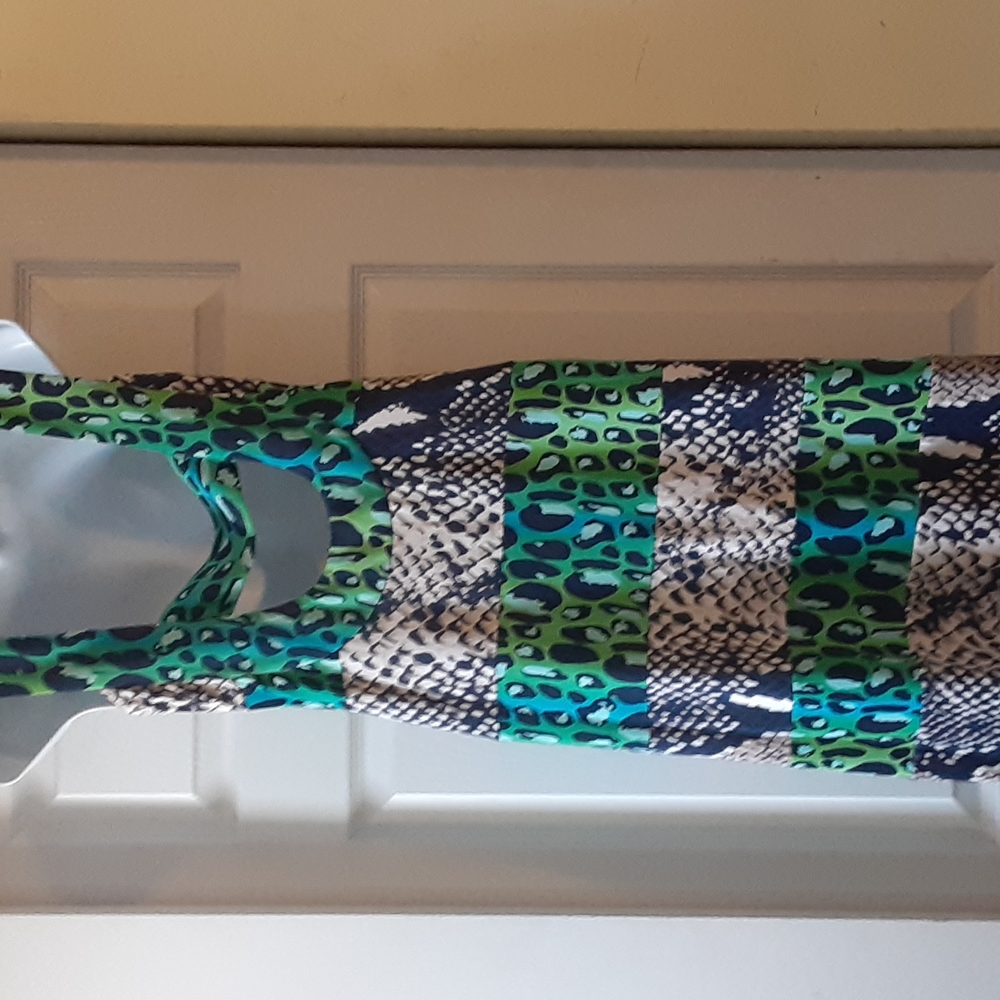 Diane Von Furstenberg Augustine Silk Open Back Midi Dress Animal Print Size 8 - Picture 6 of 13